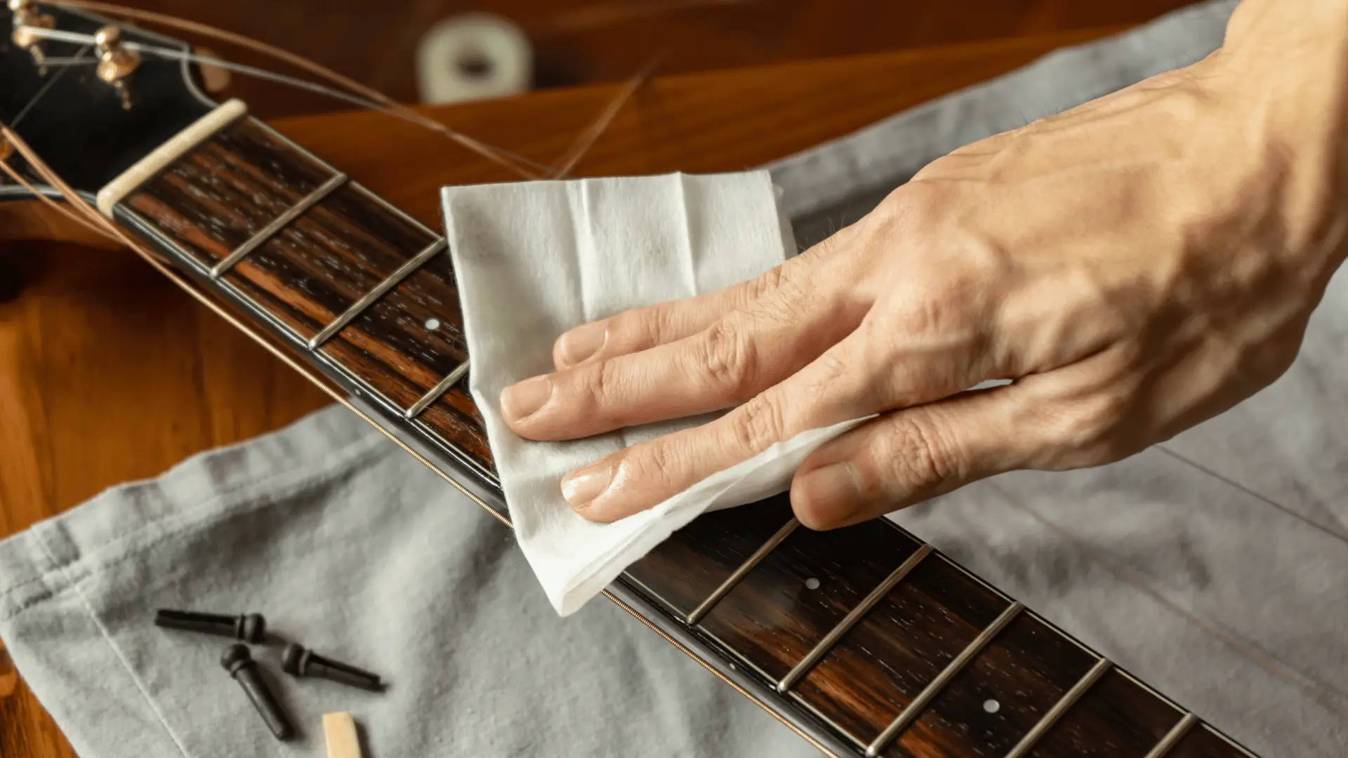 Cleaning Guitar
